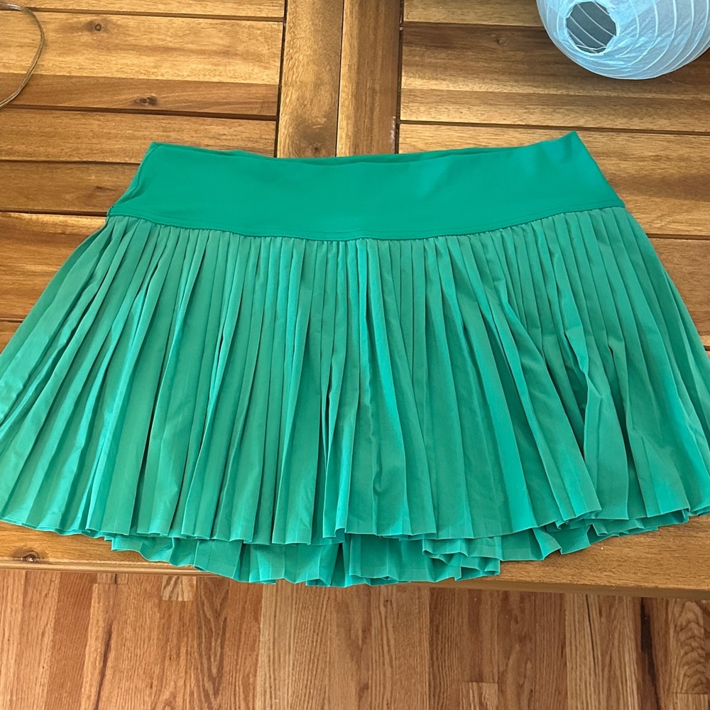 Aerie Vibrant Green Skater Skirt